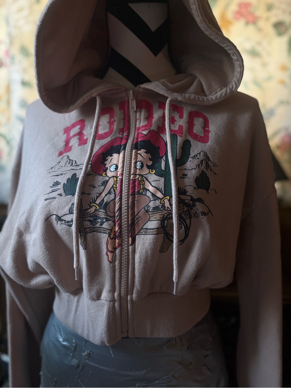 Betty Boop Rodeo Zip-Up